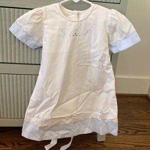 Dondolo blue tie back dress